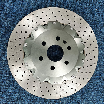 फ्रंट ड्रिल्ड वेंटिलेटेड परफॉर्मेंस ब्रेक डिस्क 330x28mm 355x32mm 380x34mm