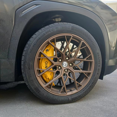 NIO EC6 के लिए 420MM * 36MM ब्रेक कैलिपर किट येलो बिग 10 पिस्टन कैलिपर्स फ़िट